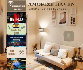 The Gramercy Residences 1BR Suite with 600mbps Wifi Netflix & FREE AMENITIES